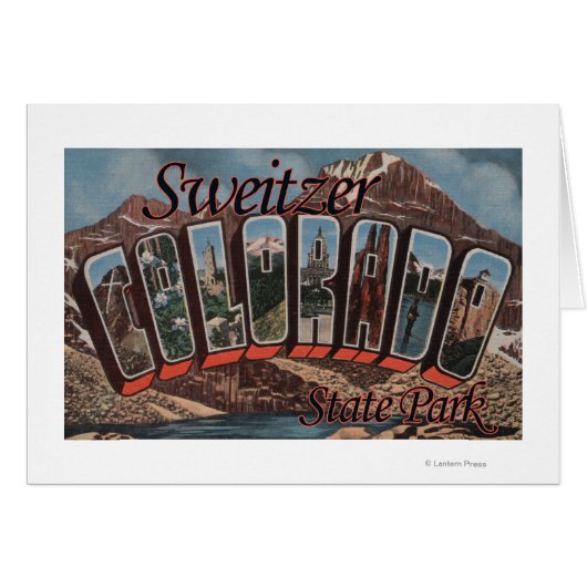 Sweitzer State Park, Colorado Cards (Front Horizontal)
