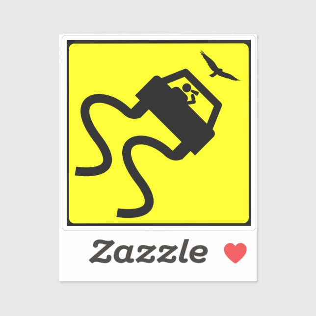 Swerves for Birds Sticker (Sheet)