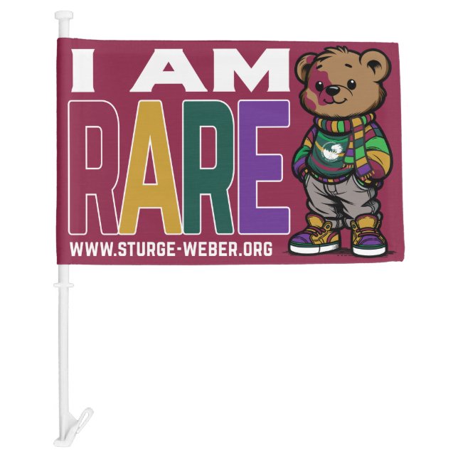 SWF Warrior Car Flag Webster Bear (Front)