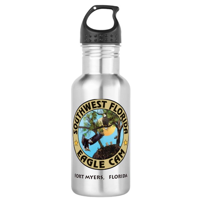 SWFL Eagle Cam Drink Bottle (Front)