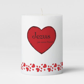 Świeca filarowa z kolekcji "Jezus jest moim Panem! Pillar Candle