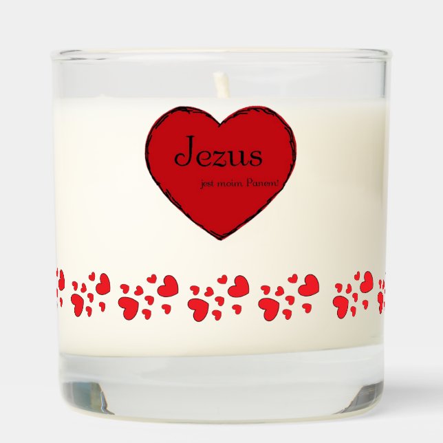 świeca sojowa w szklanym naczyniu scented candle (Right)