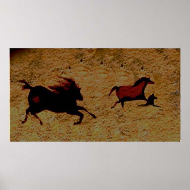 Swift Horse of Lascaux Poster (Front)