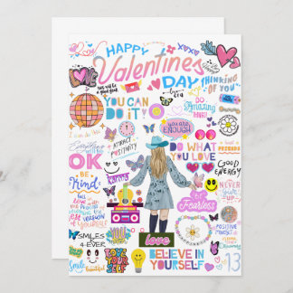 SWIFT-INSPIRED VALENTINE'S DAY CARD