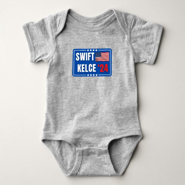 Swift Kelce 24 Baby Bodysuit (Front)
