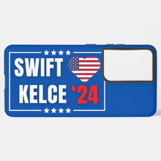 Swift Kelce 24 Heart Samsung Galaxy S21 Ultra Case