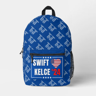 Swift Kelce 24 Heart TNT Printed Backpack