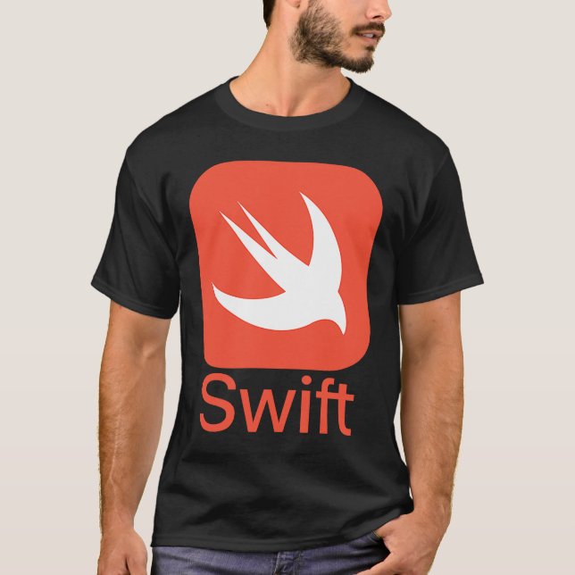 Swift Programmer Computer Developers Language T-Shirt (Front)