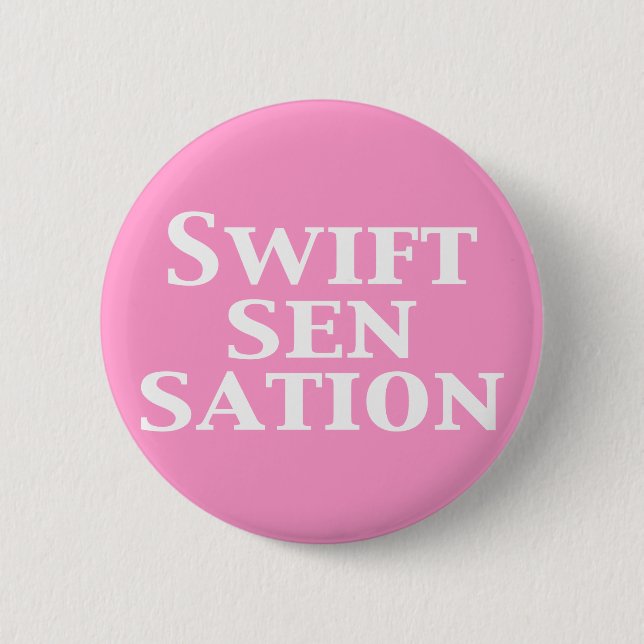 Swift Sensation Gifts Button (Front)