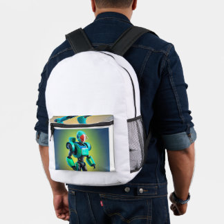 "Swift Servo: A Robotic Delivery Odyssey" Printed Backpack