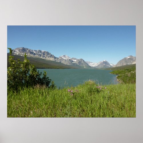 Swiftcurrent Lake at Glacier National Park Poster