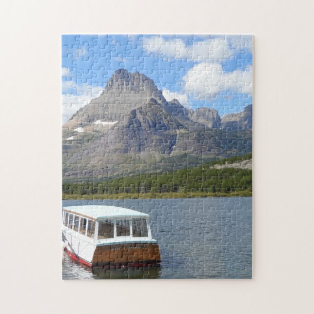 Swiftcurrent Lake - Glacier National Park Jigsaw Puzzle (Vertical)