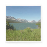 Swiftcurrent Lake View at Glacier National Park Napkins