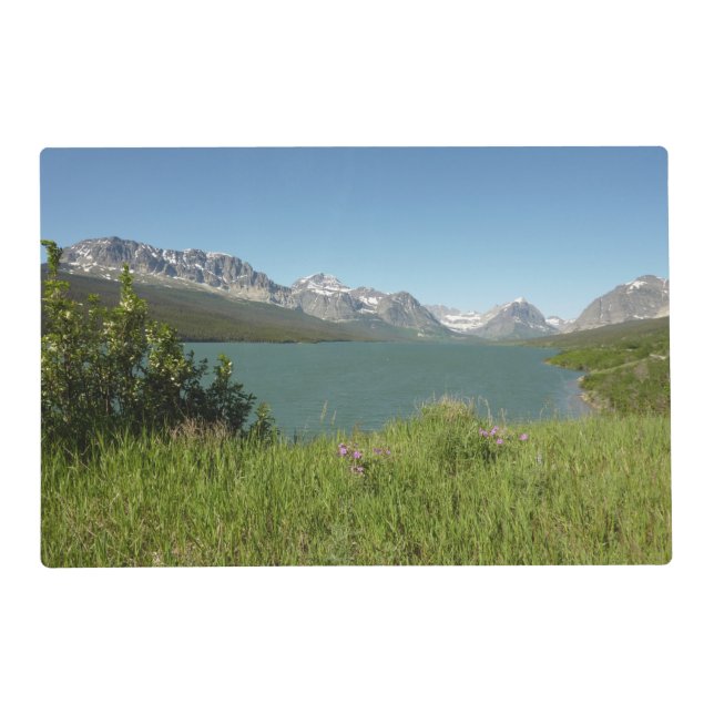Swiftcurrent Lake View at Glacier National Park Placemat (Front)
