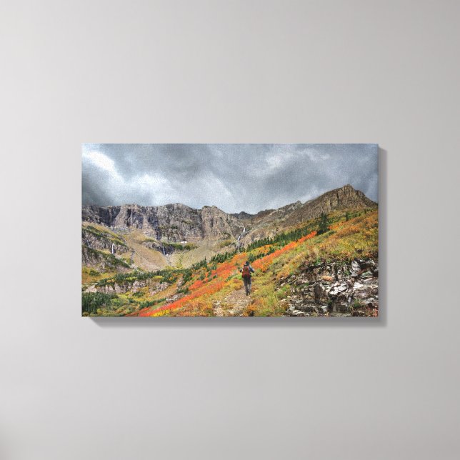 Swiftcurrent Pass - Glacier National Park Canvas Print (Front)