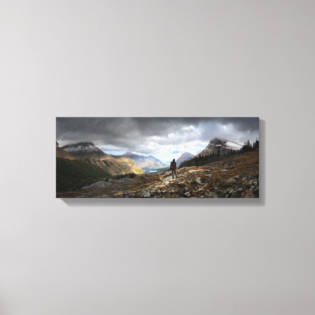 Swiftcurrent Pass - Glacier National Park Canvas Print (Front)