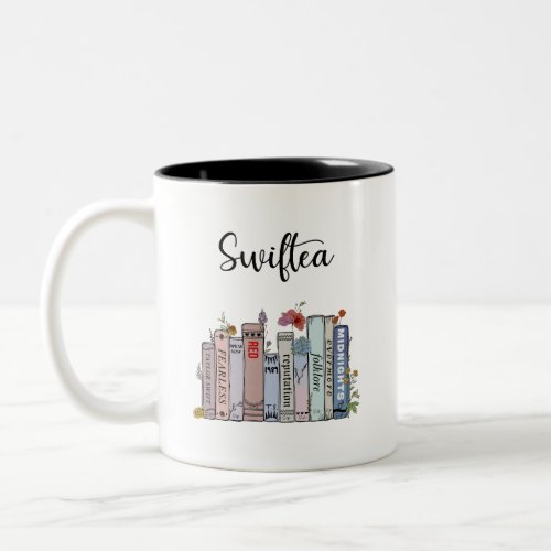 Swiftea Floral Music Album Mug