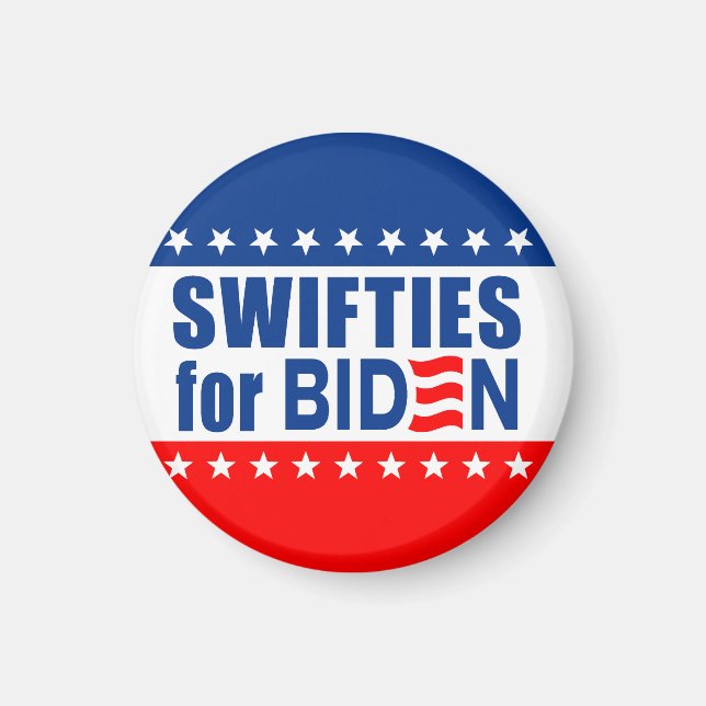 "SWIFTIES for BIDEN" Magnet (Front)