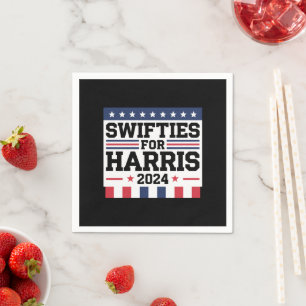 Swifties for Kamala Harris 2024 Vote Support  Napkins