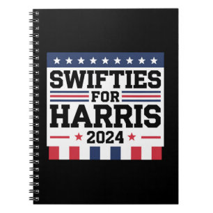 Swifties for Kamala Harris 2024 Vote Support Notebook