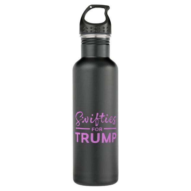 Swifties for Trump T-Shirt Stainless Steel Water Bottle (Front)