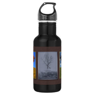 Swiftly Fly the Years Triptych Water Bottle