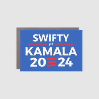 Swifty for Kamala Harris Car Magnet