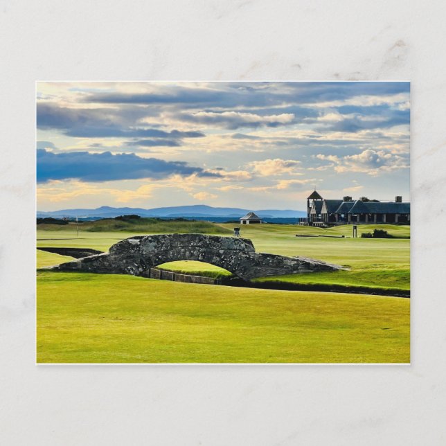 Swilcan Bridge - Old Course St Andrews Holiday Postcard (Front)