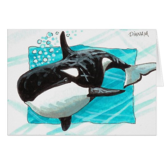 Swim Along Cards (Front Horizontal)