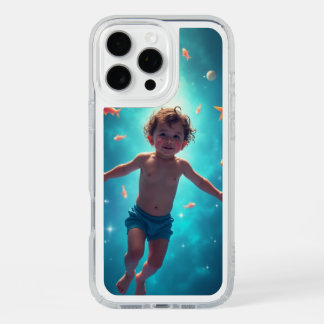 “Swim Beyond the Stars – Surreal Space Dream Tee” iPhone 16 Pro Max Case