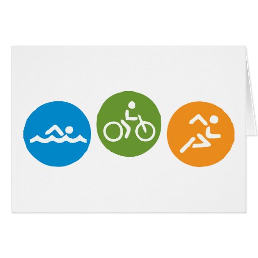 Swim Bike Run Cards (Front Horizontal)