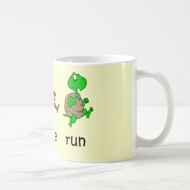 Swim Bike Run Coffee Mug (Right)