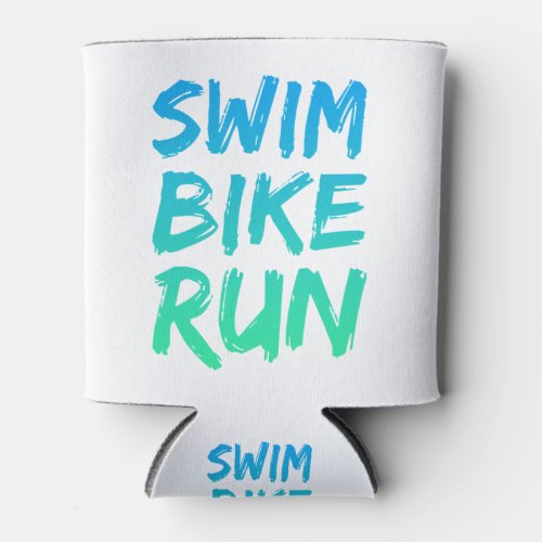 Swim Bike Run great design Can Cooler
