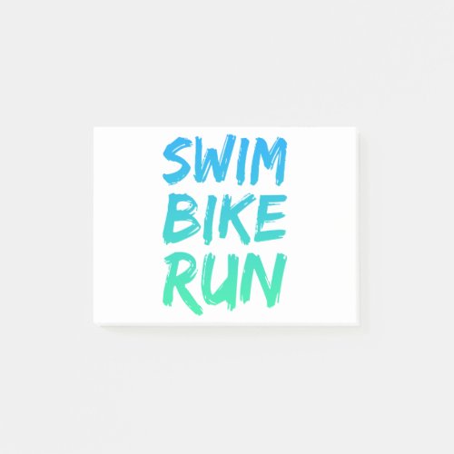 Swim Bike Run great design Post_it Notes