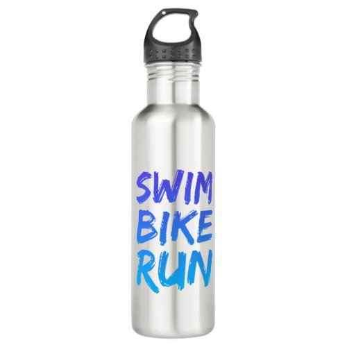 Swim Bike Run great design Stainless Steel Water Bottle