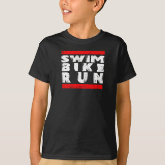 SWIM BIKE RUN T-Shirt
