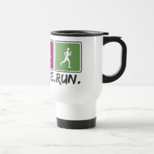 swim bike run (triathlon) travel mug