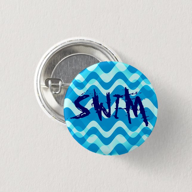SWIM BUTTON (Front & Back)