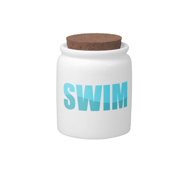 Swim Candy Jar (Front)