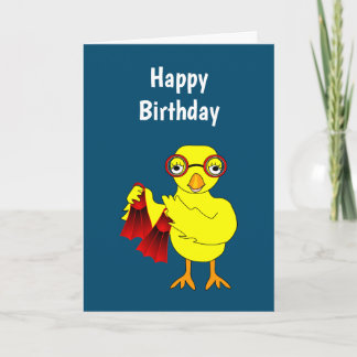 Swim Chick Card