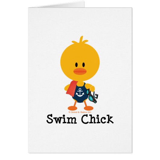 Swim Chick Cards (Front)