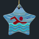Swim Club Swimmer Exercise Fitness NVN254 Swimming Ceramic Ornament<br><div class="desc">Swim Club Swimmer Exercise Fitness NVN254 Swimming birthday, wedding, anniversary, engagement, baby shower, School, sports, competition, athlete, picnic, walk, marathon, Political, social, commercial, inspirational, motivational, Green, environment, causes, charity, issues, Art, music, drama, army, navy, scouts, volunteer, Rain, snow, mountain, river, lake, pond, sea, Tree, flower, leaf, sand, soil, flood, volcano,...</div>