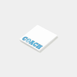 Swim Coach Cool Blue Pool Water Swimming &amp; Diving Post-it Notes