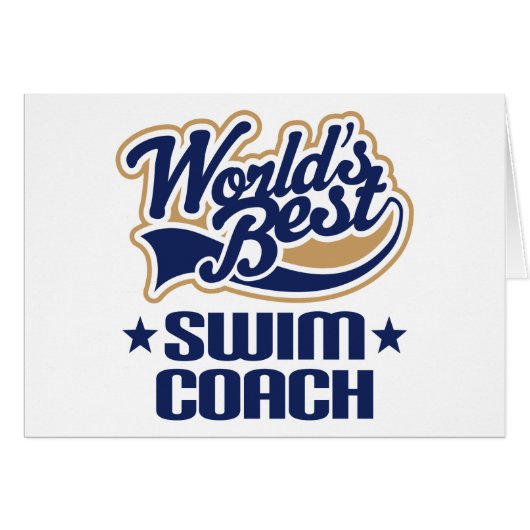 Swim Coach Gift (Front Horizontal)