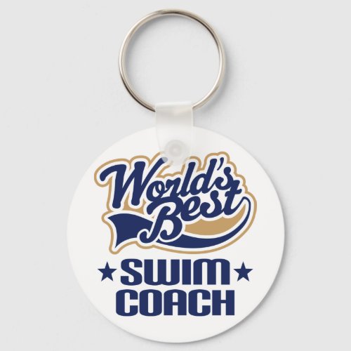Swim Coach Gift Keychain