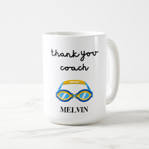 Swim Coach Mug, Thank You Gift for Sports Coach, Coffee Mug