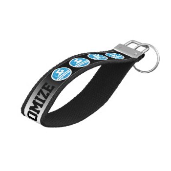 Swim Coach Or Swimmer Custom Team Name Sports Wrist Keychain by SoccerMomsDepot at Zazzle
