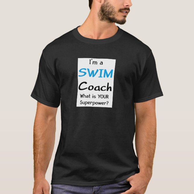 swim coach T-Shirt (Front)