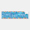 Swim dad bumper sticker