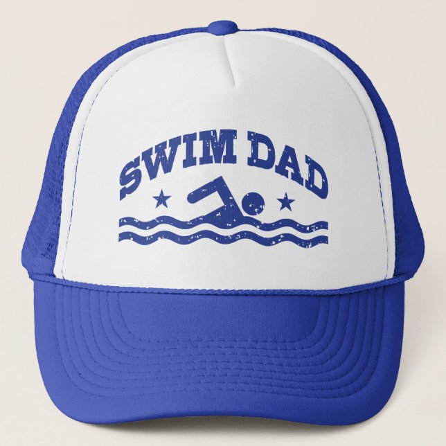 Swim Dad Trucker Hat (Front)